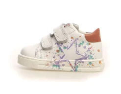 Falcotto Girl's Lacus 2 VL Sneakers - White/Peach Discount