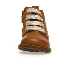 Falcotto Girl's Robin Spazz Shoes, Cognac Lace Lurex Fashion
