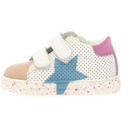 Falcotto Girl's Salazar 3 Vl Casual Shoes - White / Deep Pink / Light Dream Outlet