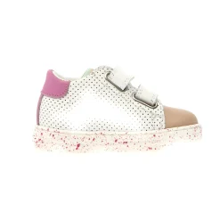 Falcotto Girl's Salazar 3 Vl Casual Shoes - White / Deep Pink / Light Dream Outlet