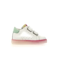 Falcotto Girl's Salazar 3 Vl Casual Shoes - White / Mint / Lilac Clearance