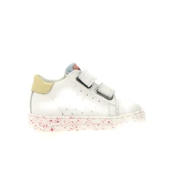 Falcotto Girl's Salazar 3 Vl Casual Shoes - White / Paglia / Pink Clearance