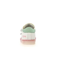 Falcotto Girl's Salazar 3 Vl Casual Shoes - White / Mint / Lilac Clearance