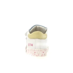 Falcotto Girl's Salazar 3 Vl Casual Shoes - White / Paglia / Pink Clearance