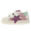 Falcotto Girl's Salazar Painted Vl Casual Shoes - White / Pink / Deep Pink New