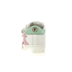 Falcotto Girl's Salazar Painted Vl Casual Shoes - White / Pink / Deep Pink New