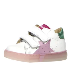 Falcotto Girl's Venus Vl Casual Shoes - White / Green Fashion