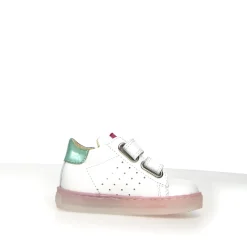 Falcotto Girl's Venus Vl Casual Shoes - White / Green Fashion