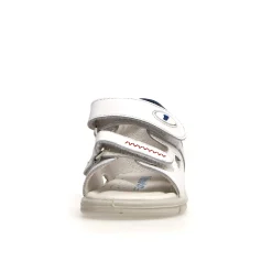 Falcotto Glimmery Boy's and Girl's Sandals - White/Azure New