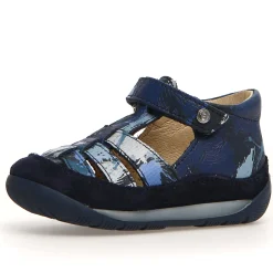 Falcotto Laguna Boy's Sandals - Navy Camu Print New