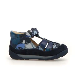 Falcotto Laguna Boy's Sandals - Navy Camu Print New