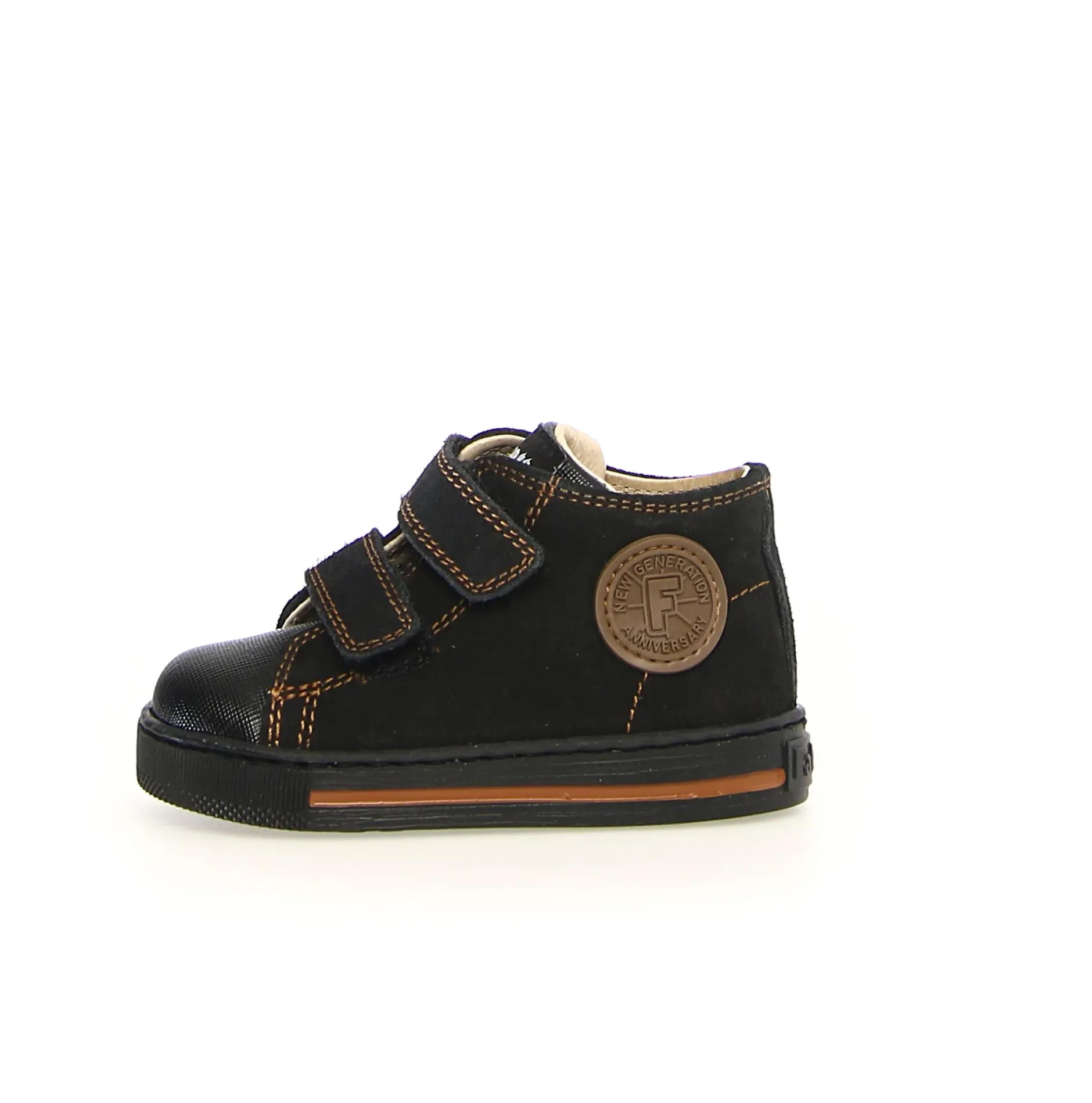 Falcotto Michael Boy's and Girl's Casual Shoes - Black/Brown Clearance