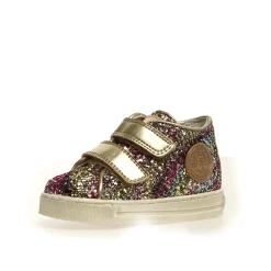 Falcotto Michael Girl's Casual Shoes - Glitter Shaded Platinum Multi Outlet