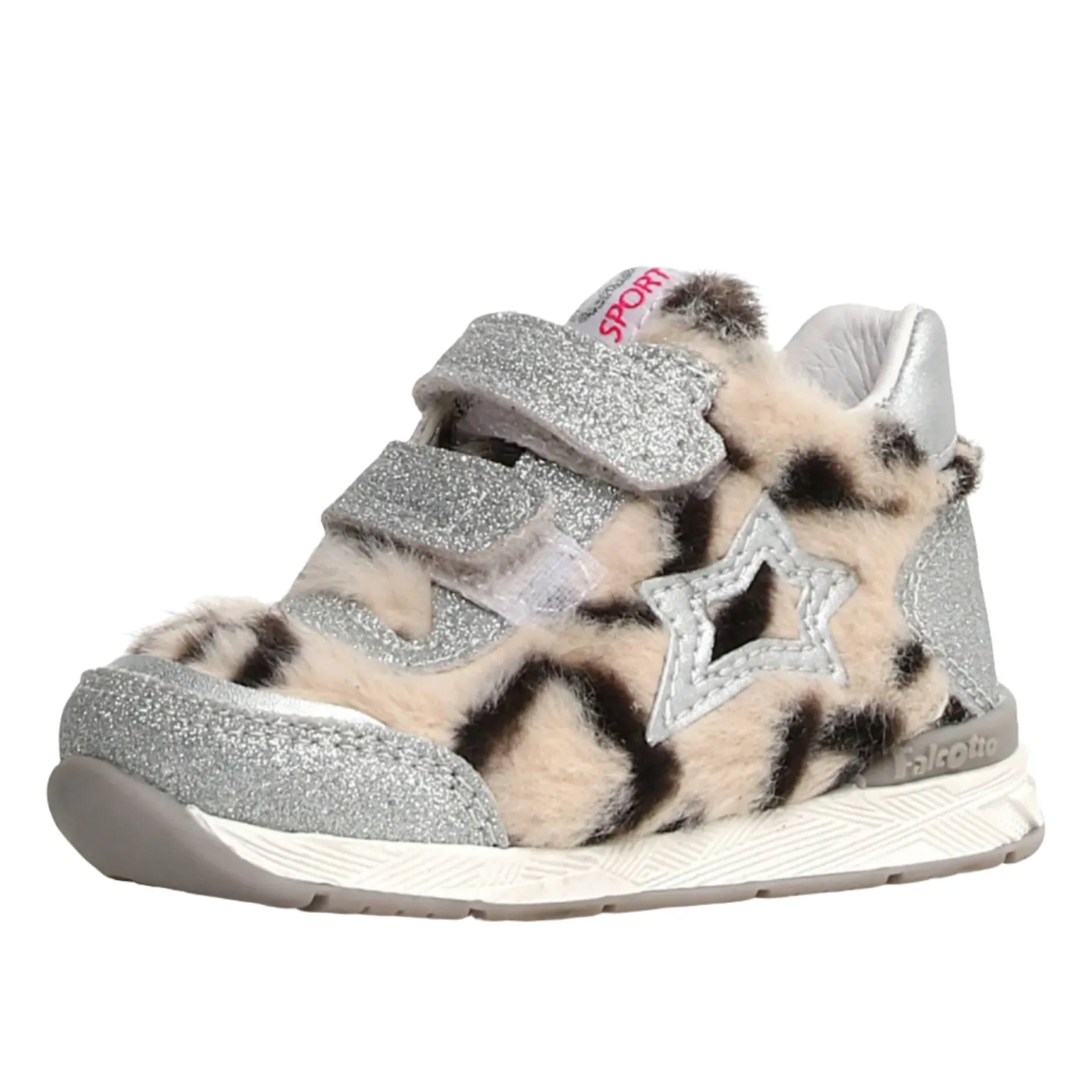 Falcotto New Ferdi 2 Vl Girl's Sneakers - Silver/White/Black Outlet