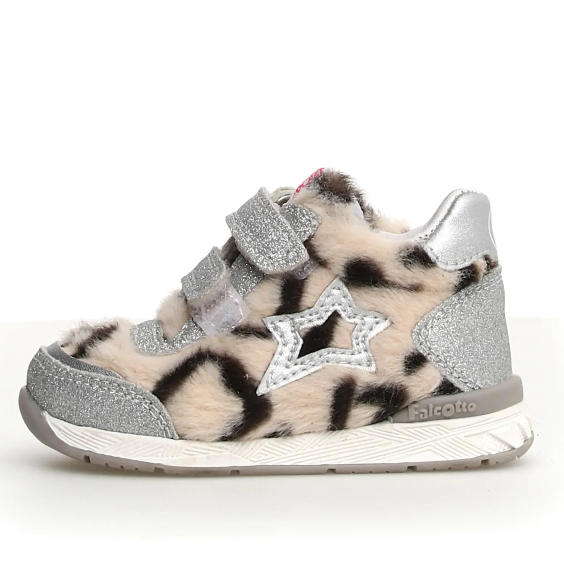 Falcotto New Ferdi 2 Vl Girl's Sneakers - Silver/White/Black Outlet