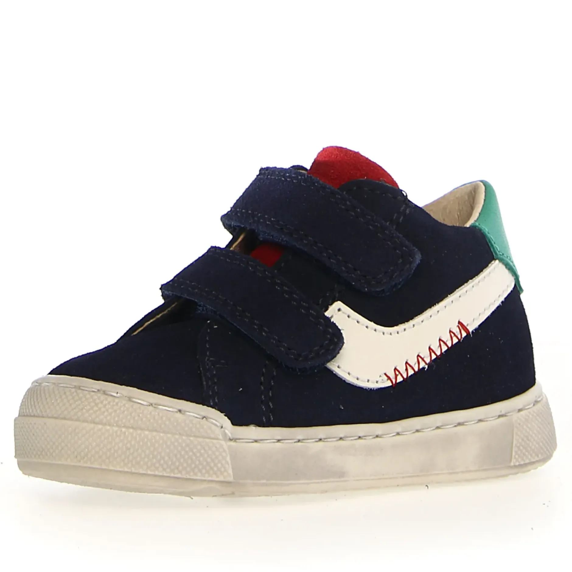 Falcotto Palom Vl Boy's and Girl's Casual Shoes - Navy/Milk/Green Fashion