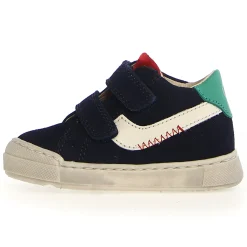 Falcotto Palom Vl Boy's and Girl's Casual Shoes - Navy/Milk/Green Fashion
