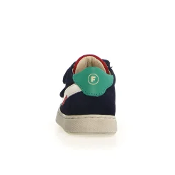 Falcotto Palom Vl Boy's and Girl's Casual Shoes - Navy/Milk/Green Fashion