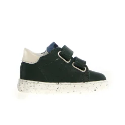 Falcotto Salazar 3 Vl Boy's and Girl's Casual Shoes - Green Bottle/Orange/Azure Discount
