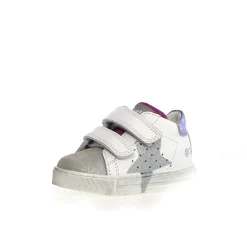 Falcotto Salazar 3 Vl Girl's Casual Shoes - White/Silver/Tulip New