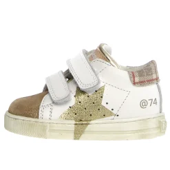 Falcotto Salazar 3 Vl Girl's Casual Shoes - Tartan White/Platinum Discount