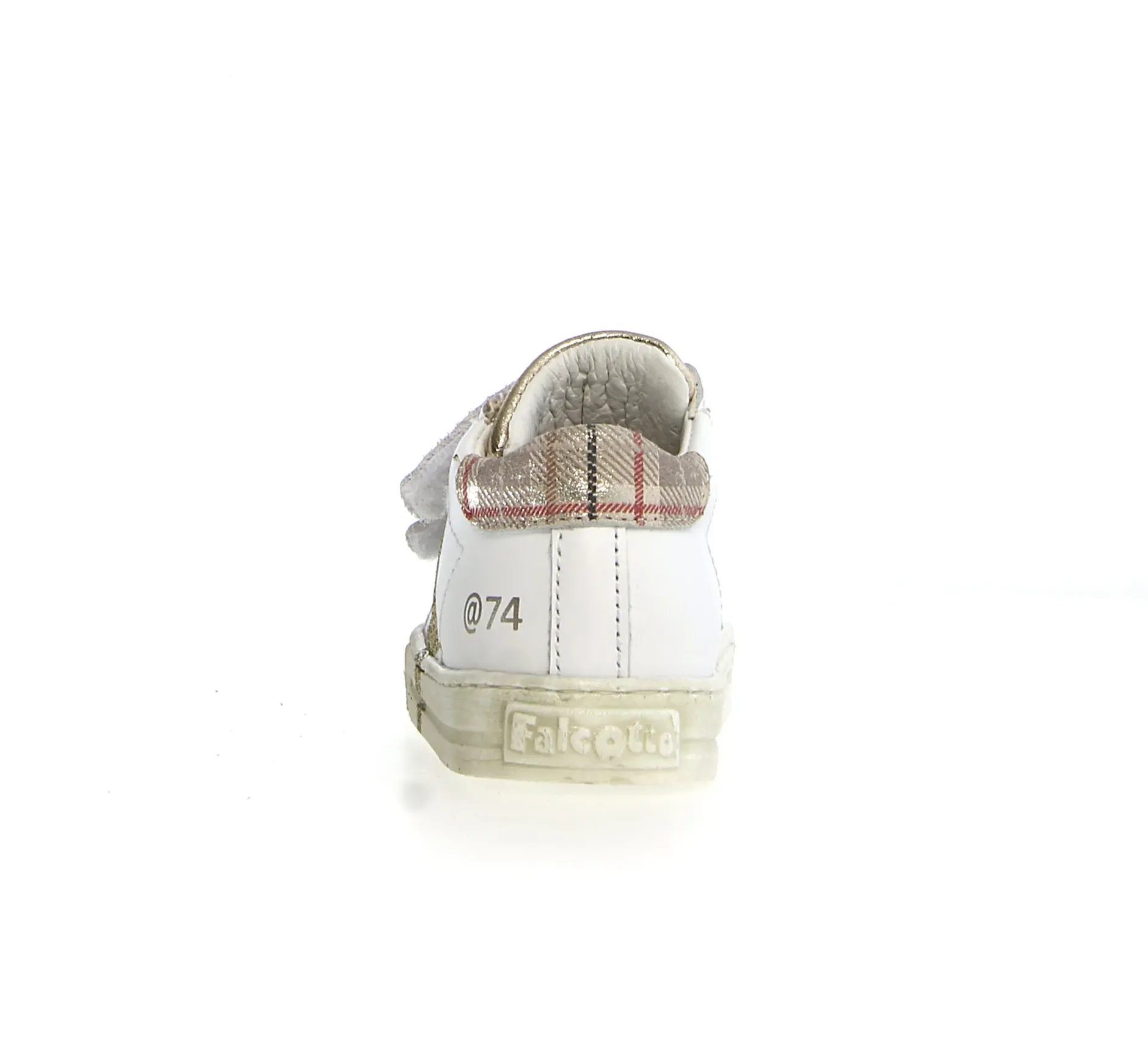 Falcotto Salazar 3 Vl Girl's Casual Shoes - Tartan White/Platinum Discount