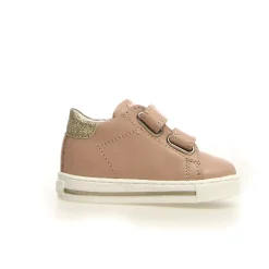 Falcotto Sasha VL Girl's Sneakers - Glitter Cipria/Platinum Discount