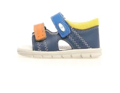 Falcotto Tino Boy's and Girl's Sandals - Azure/Yellow Clearance