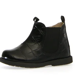 Falcotto Winter Wood Boy's and Girl's Half Boots - Black Embossed Online