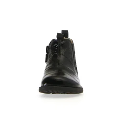 Falcotto Winter Wood Boy's and Girl's Half Boots - Black Embossed Online