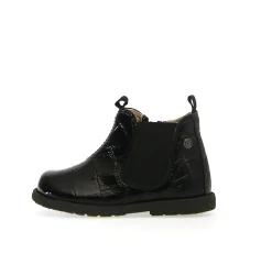 Falcotto Winter Wood Boy's and Girl's Half Boots - Black Embossed Online