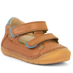 Froddo Boy's and Girl's Paix Up Double Sandals - Brown Clearance