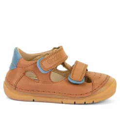 Froddo Boy's and Girl's Paix Up Double Sandals - Brown Clearance