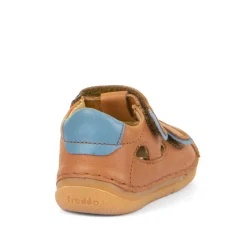 Froddo Boy's and Girl's Paix Up Double Sandals - Brown Clearance