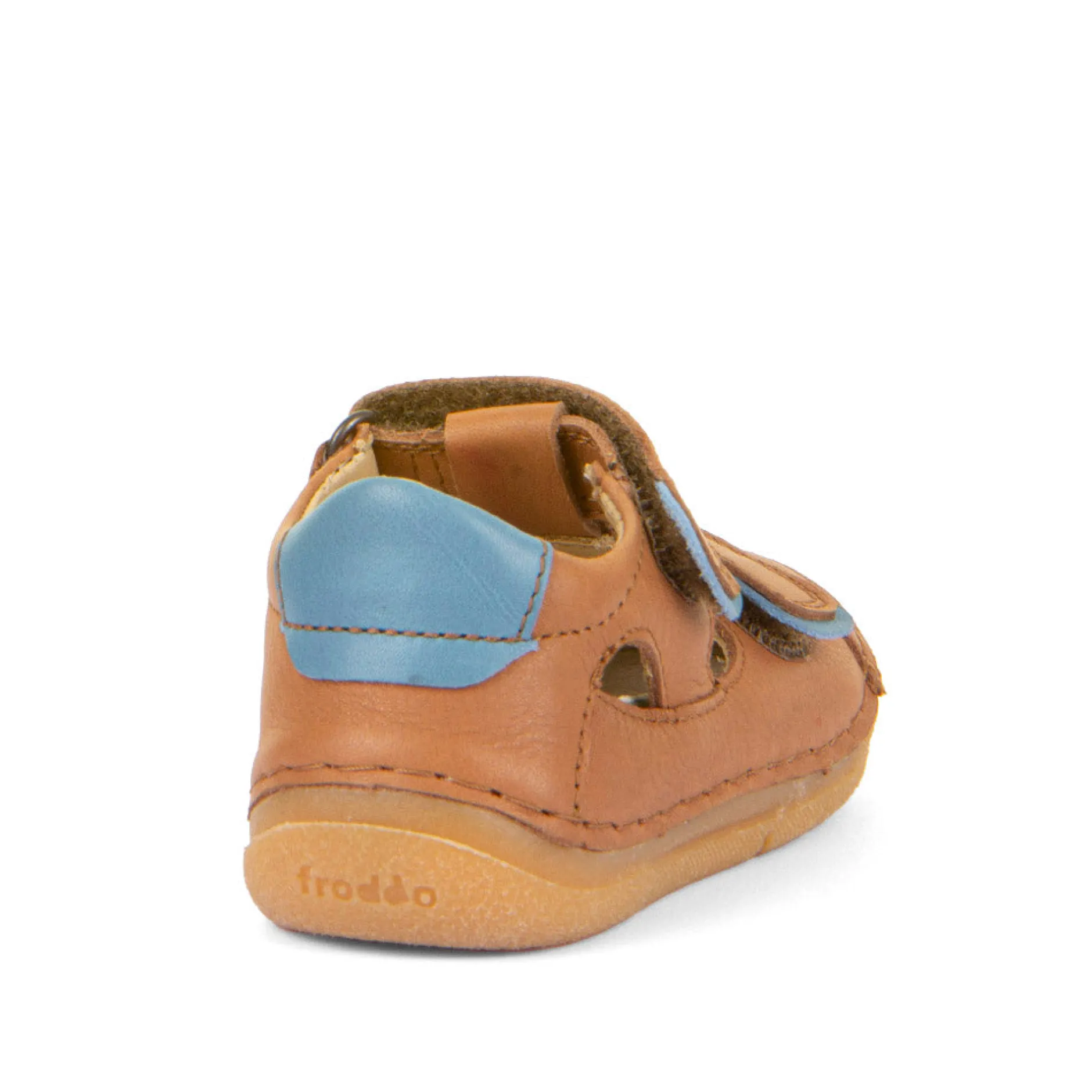 Froddo Boy's and Girl's Paix Up Double Sandals - Brown Clearance