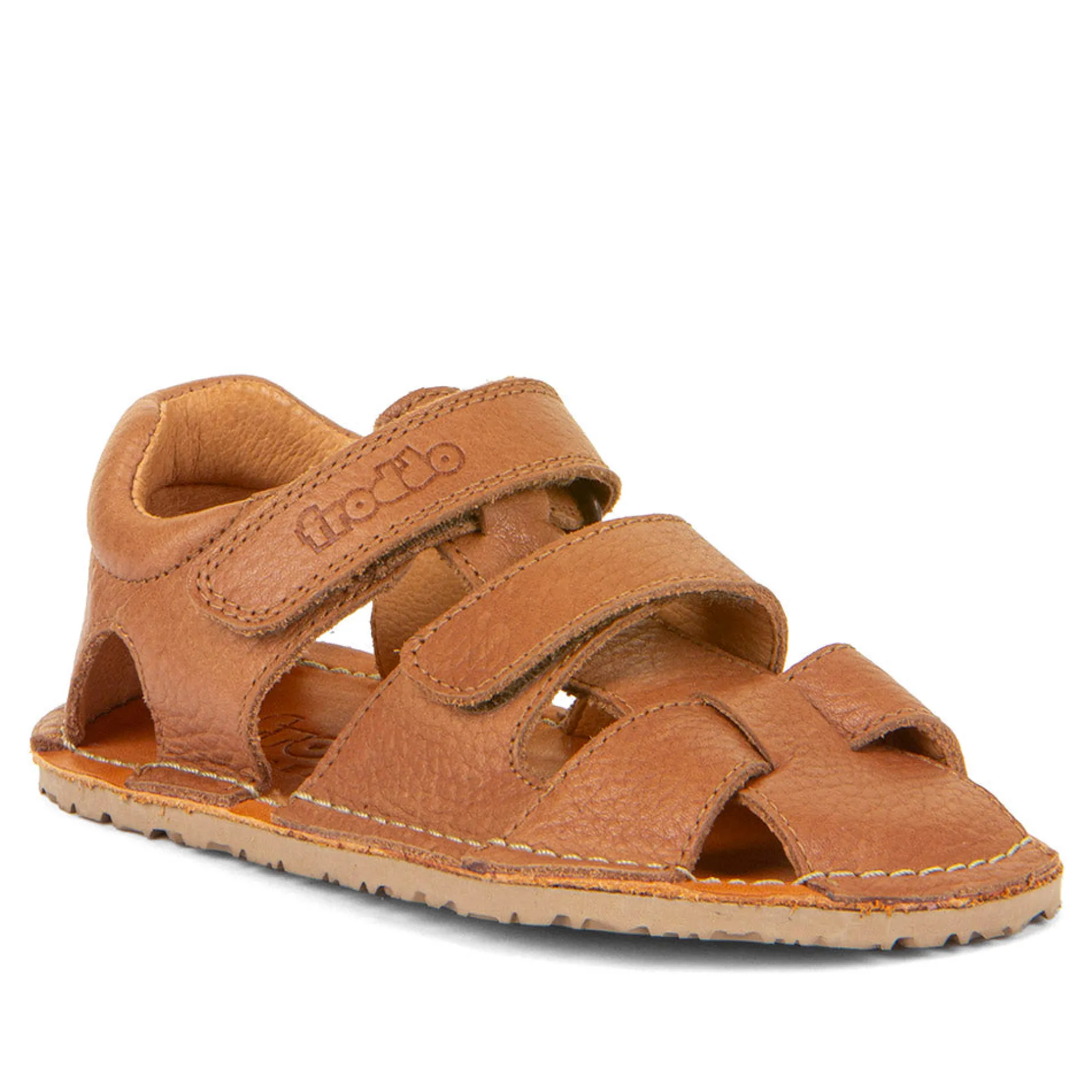 Froddo Boy's Barefoot Flexy Avi Sandals - Cognac Discount