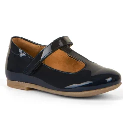 Froddo Girl's Fiona T Bar Dress Shoes - Blue Patent Hot