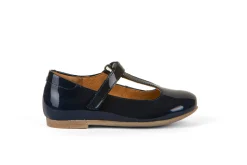 Froddo Girl's Fiona T Bar Dress Shoes - Blue Patent Hot