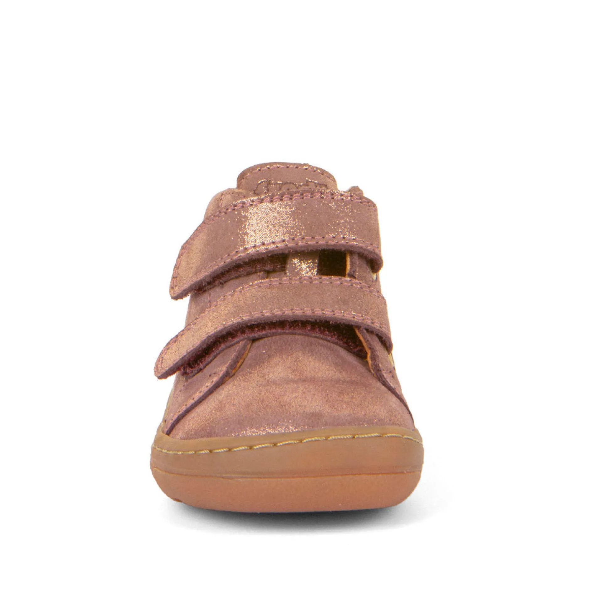 Froddo Girl's First Step Laces Barefoot Shoes - Pink/Gold Hot