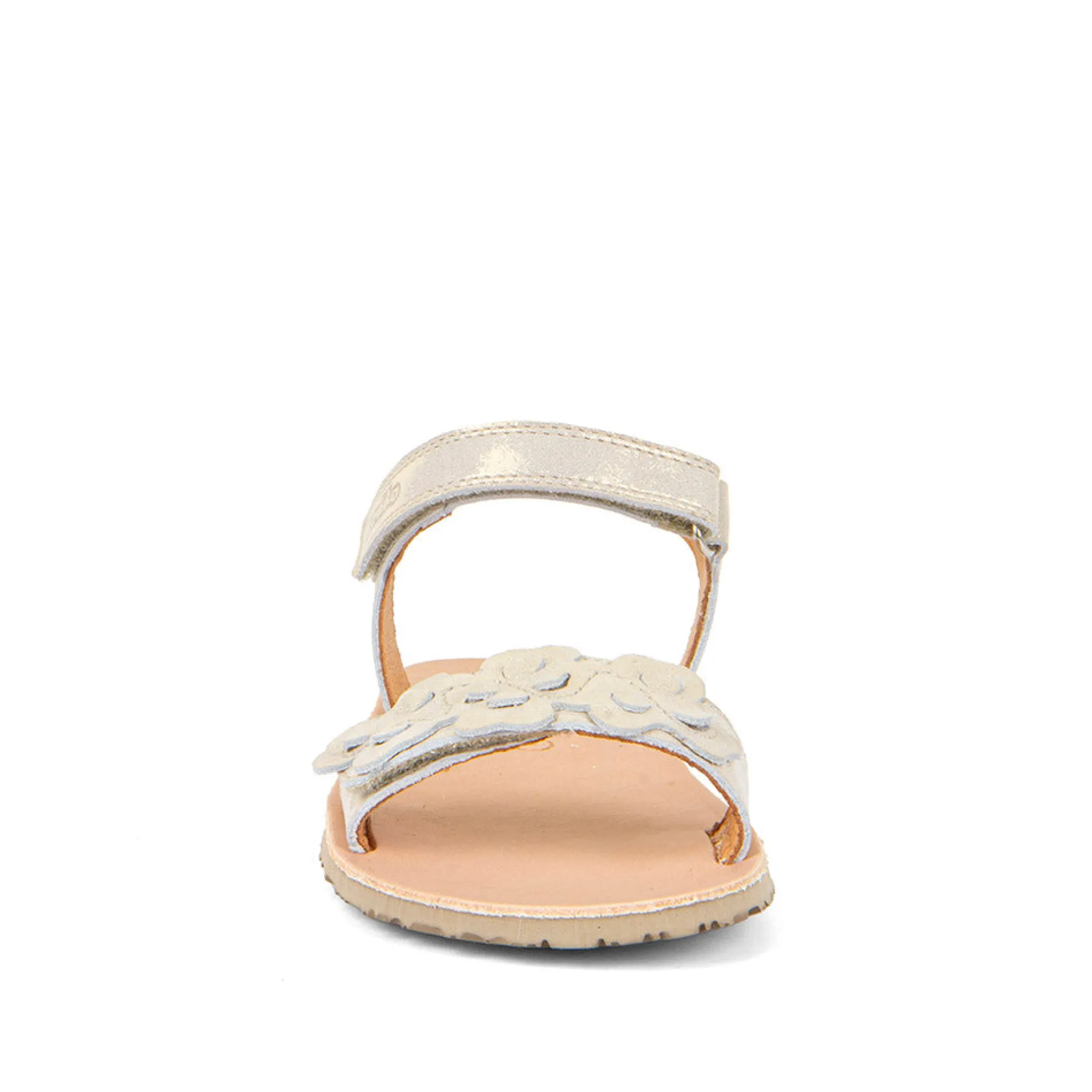 Froddo Girl's Flexy Flowers Sandals - Gold Shine Discount