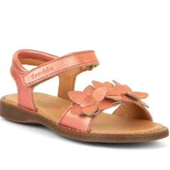 Froddo Girl's Lore Flowers Sandals - Coral Outlet