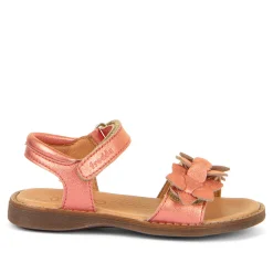 Froddo Girl's Lore Flowers Sandals - Coral Outlet