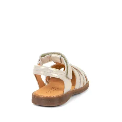 Froddo Girl's Lore Rosa Sandals - Gold Shine Fashion