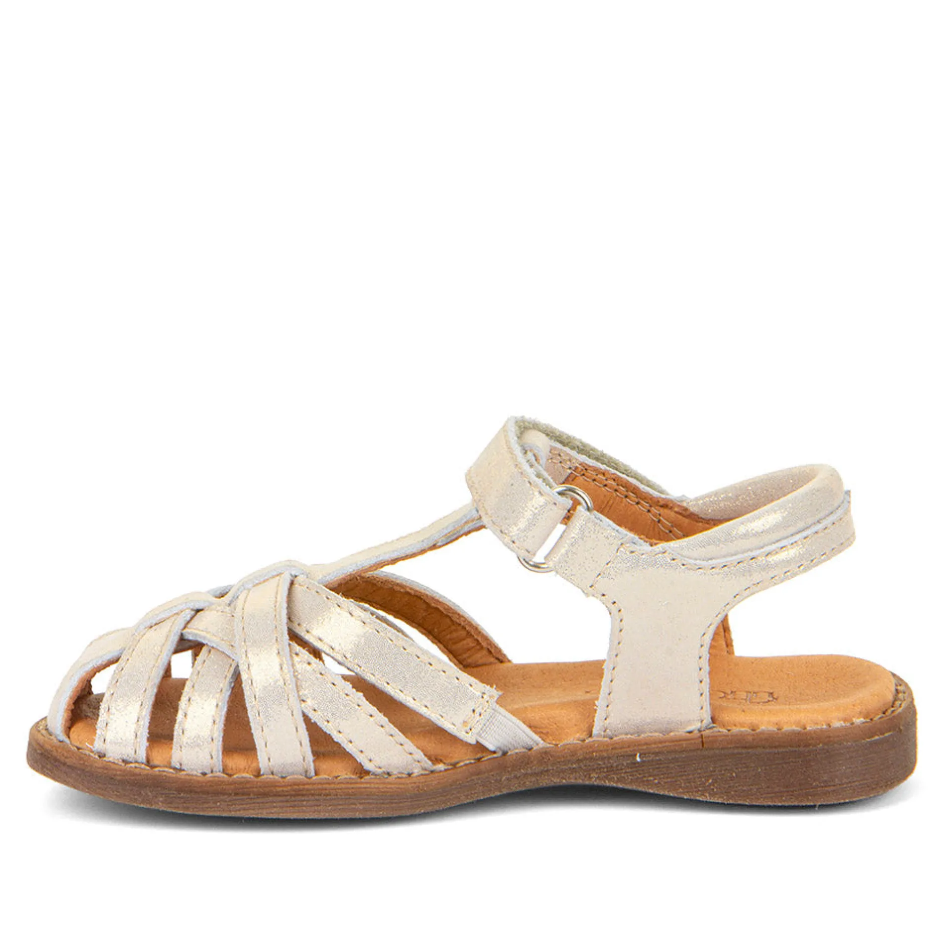 Froddo Girl's Lore Rosa Sandals - Gold Shine Fashion