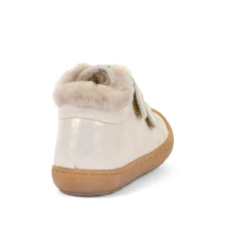 Froddo Girl's Ollie S Furry Casual Shoes - Gold Shine Clearance