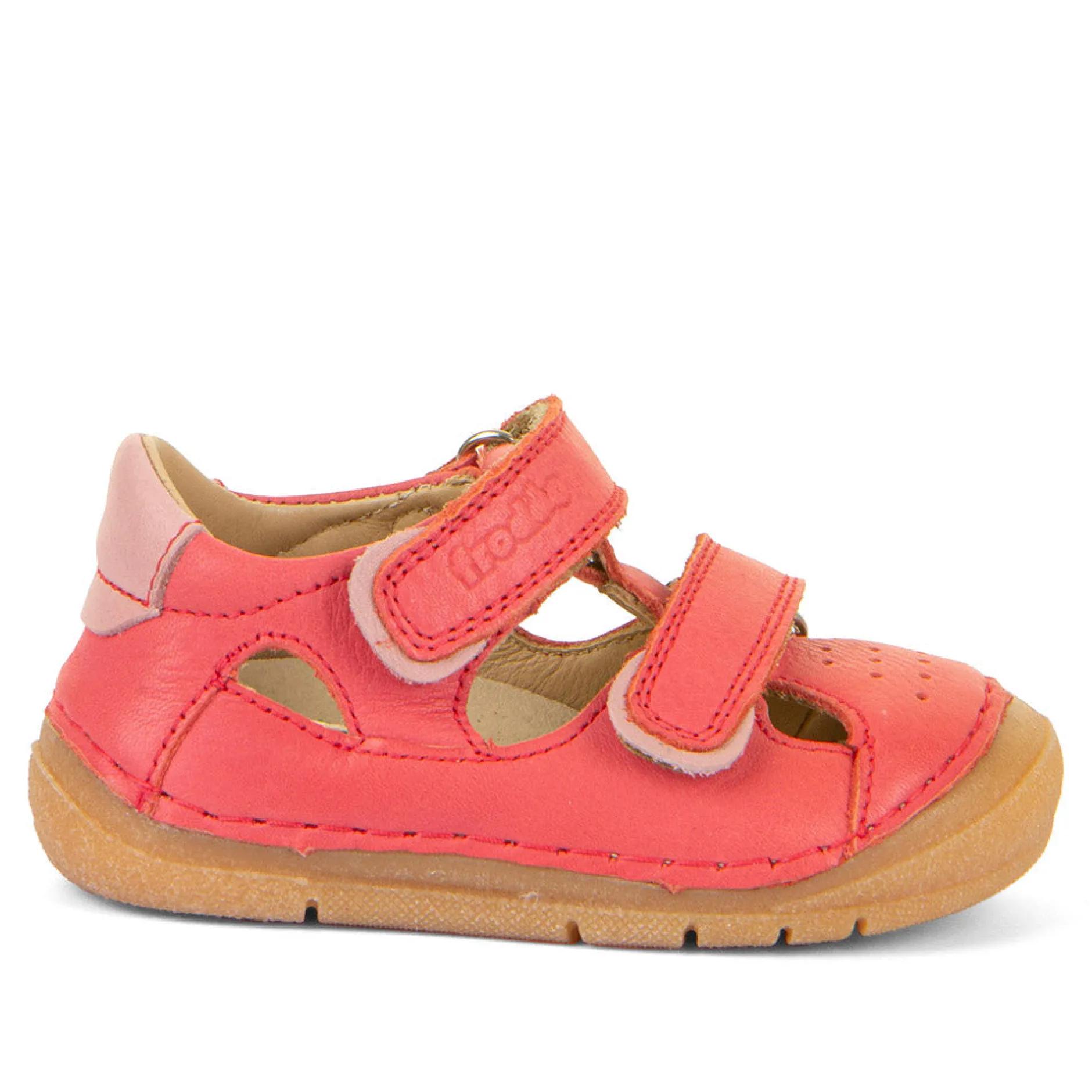Froddo Girl's Paix Up Double Sandals - Coral Discount