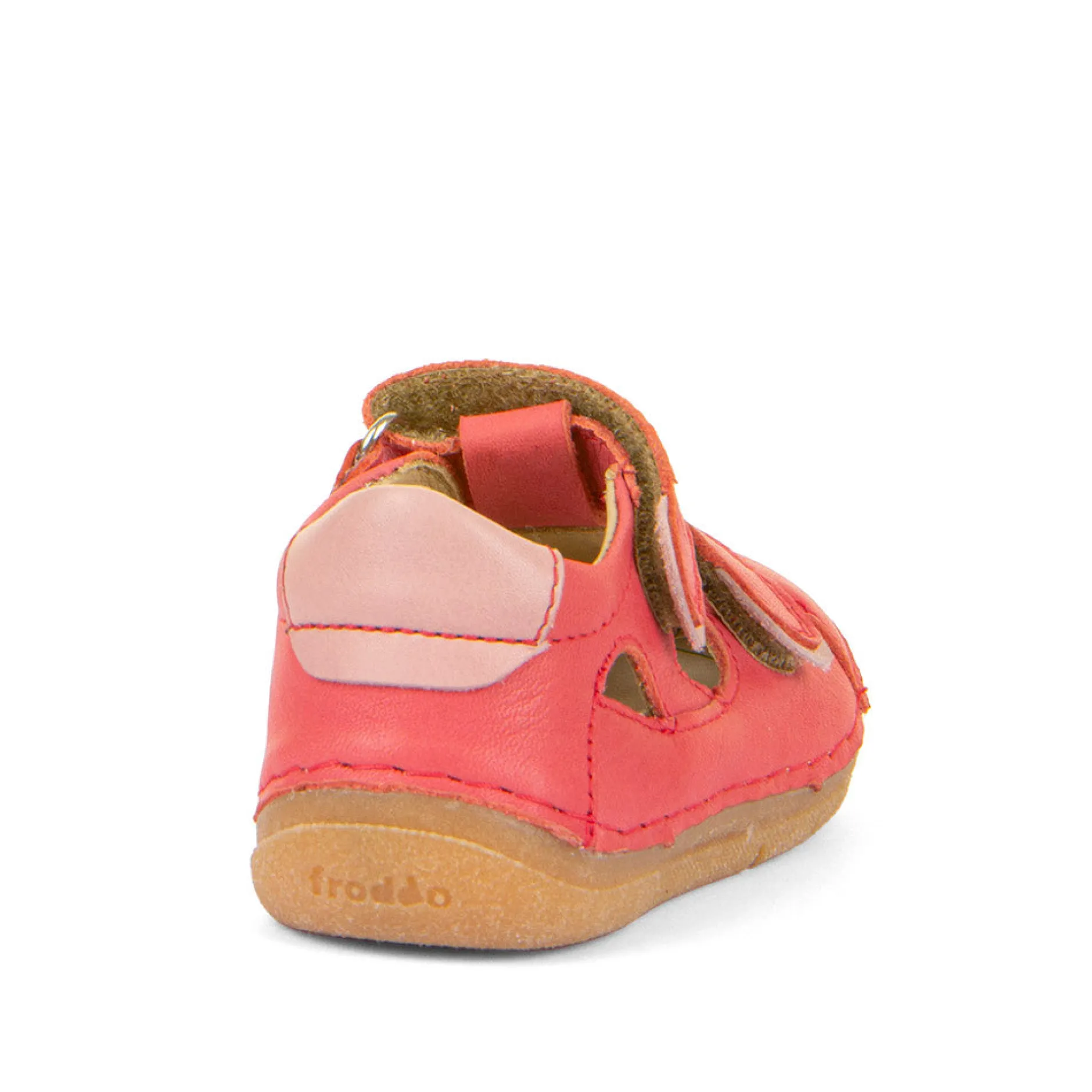 Froddo Girl's Paix Up Double Sandals - Coral Discount