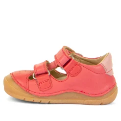 Froddo Girl's Paix Up Double Sandals - Coral Discount