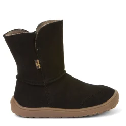 Froddo Kid's Barefoot Tex Suede Waterproof Boots - Black New