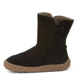 Froddo Kid's Barefoot Tex Suede Waterproof Boots - Black New